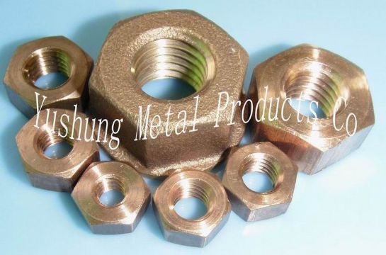 Silicon Bronze Flange Nut Fastener Bolt Washer